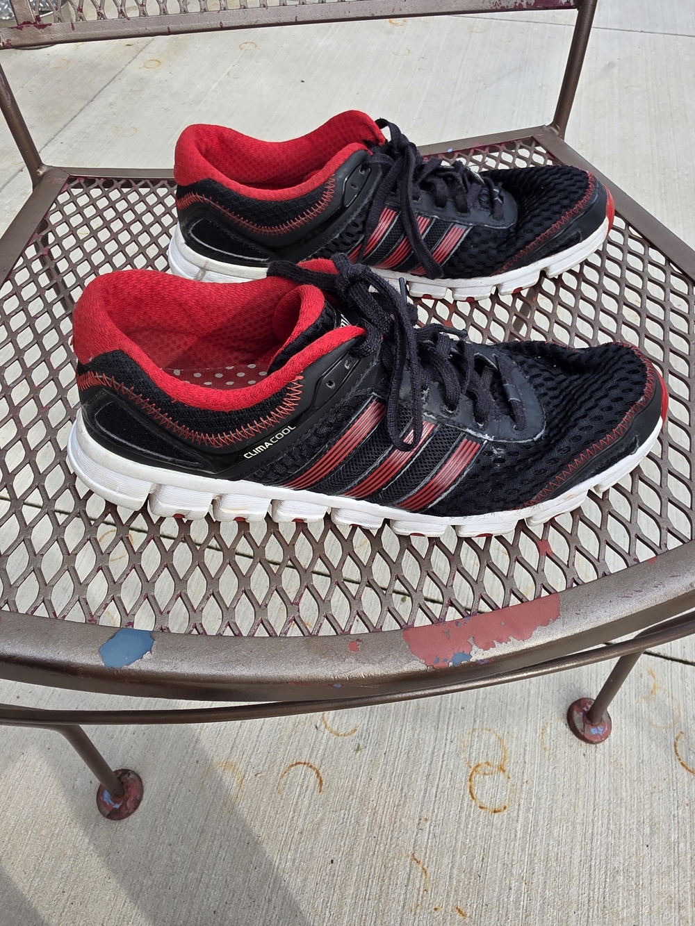 Adidas Climacool 1 Core Black Red Men's Athletic Shoes Black & Red US 9.5